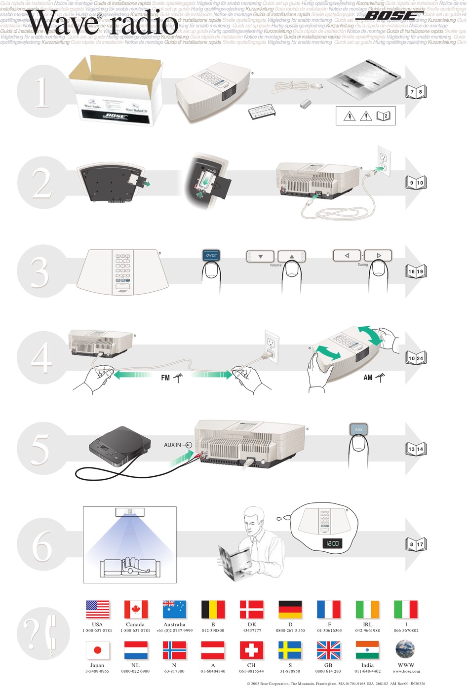 Bose wave radio quick setup manual pdf download manualslib