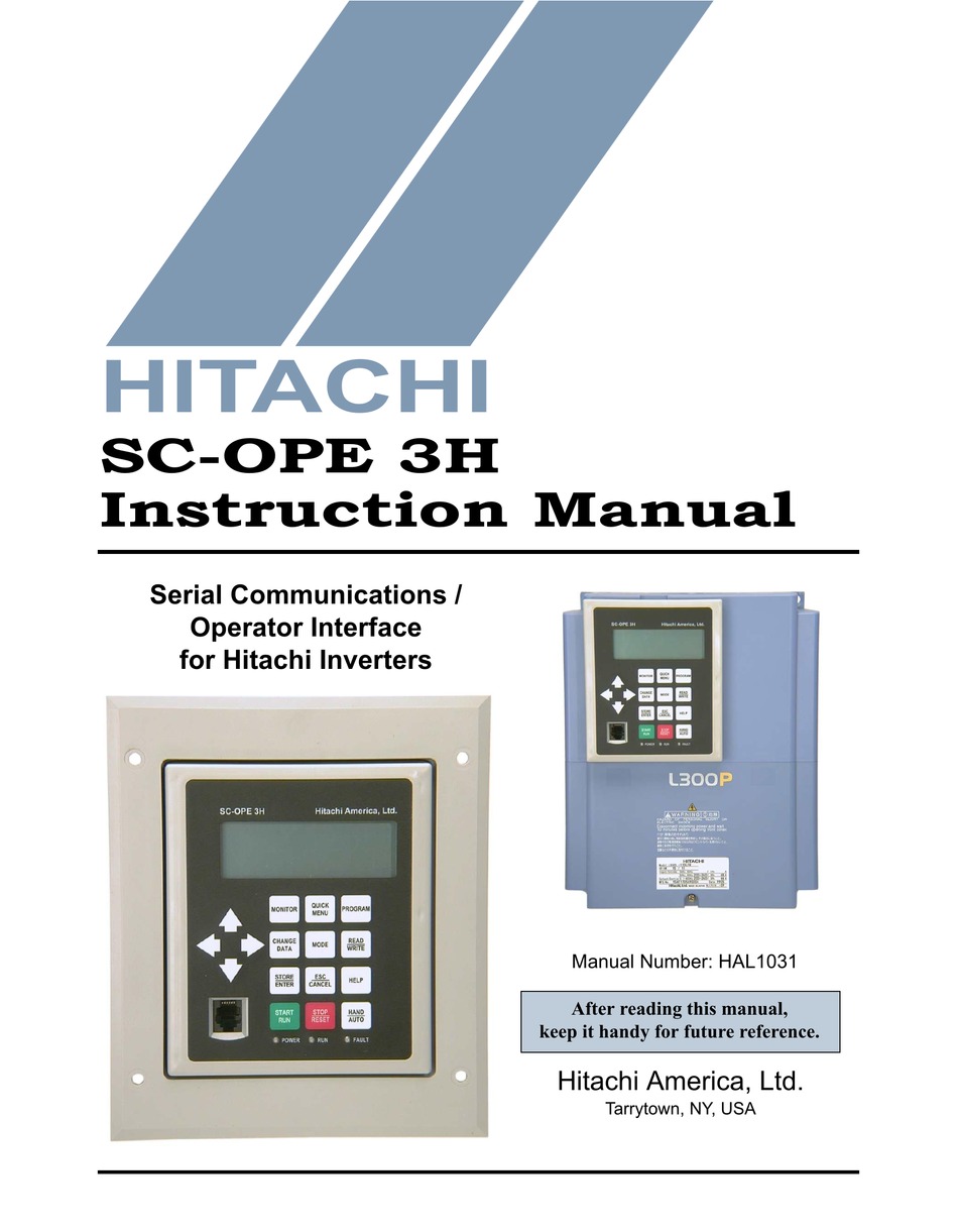 Hitachi SC-OPE 3H Operator Interface Keypad Model 1000-SCOPE3 