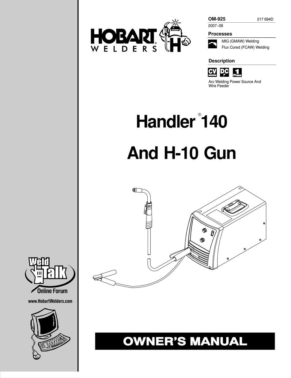 Hobart Mig Welder Parts Diagram | Reviewmotors.co