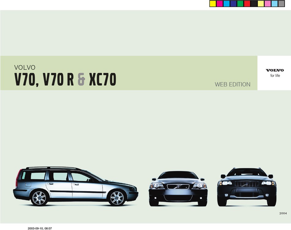 VOLVO V70 OWNER'S MANUAL Pdf Download | ManualsLib