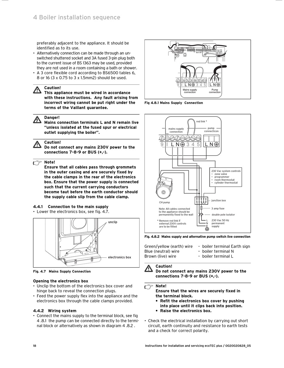 vaillant ecotec plus wiring diagram - Wiring Diagram