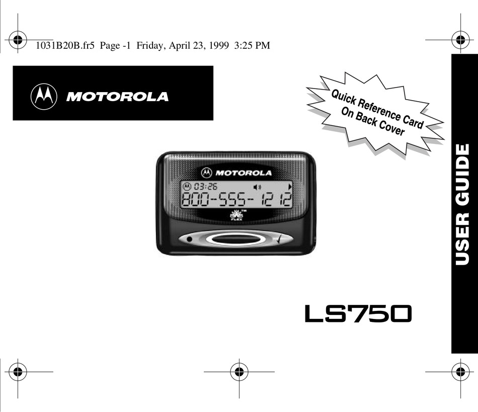 Motorola Ls750 User Manual Pdf Download Manualslib