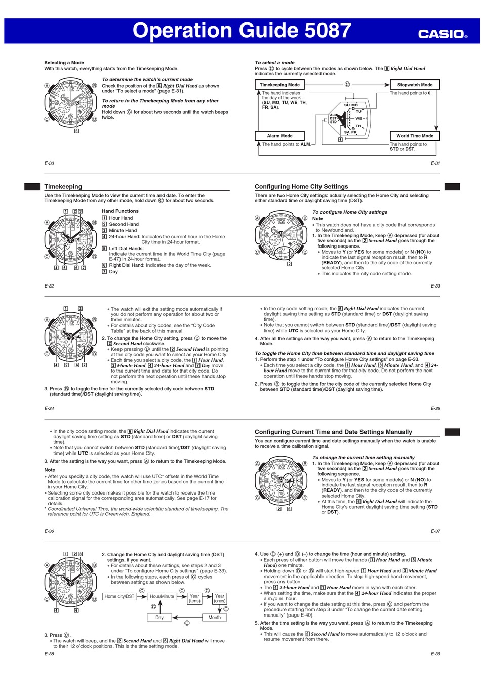 Casio 5087 discount