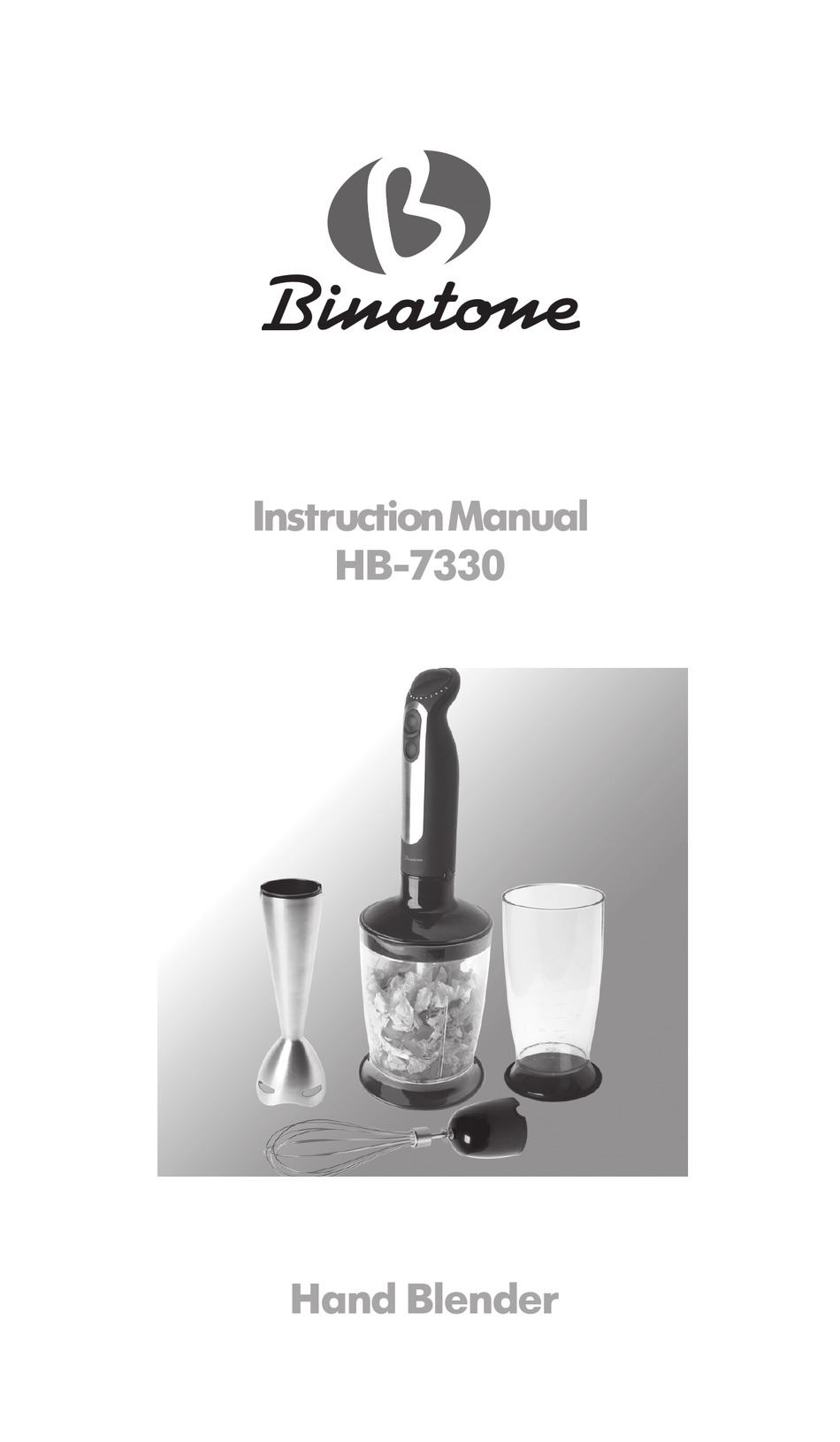 BINATONE HB-7330 INSTRUCTION MANUAL Pdf Download | ManualsLib