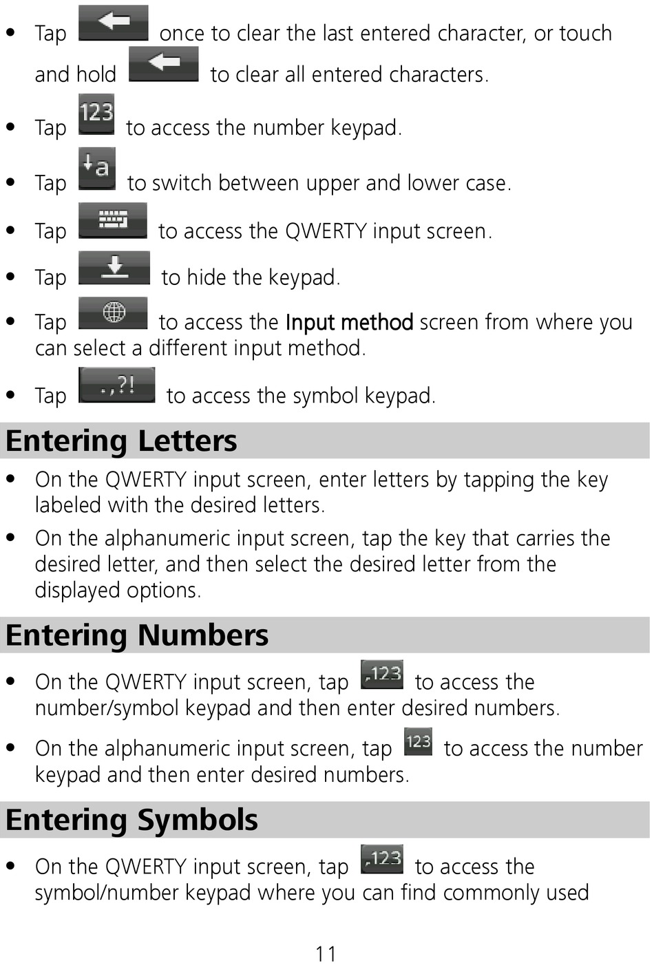 how to enter letters on phone keypad android