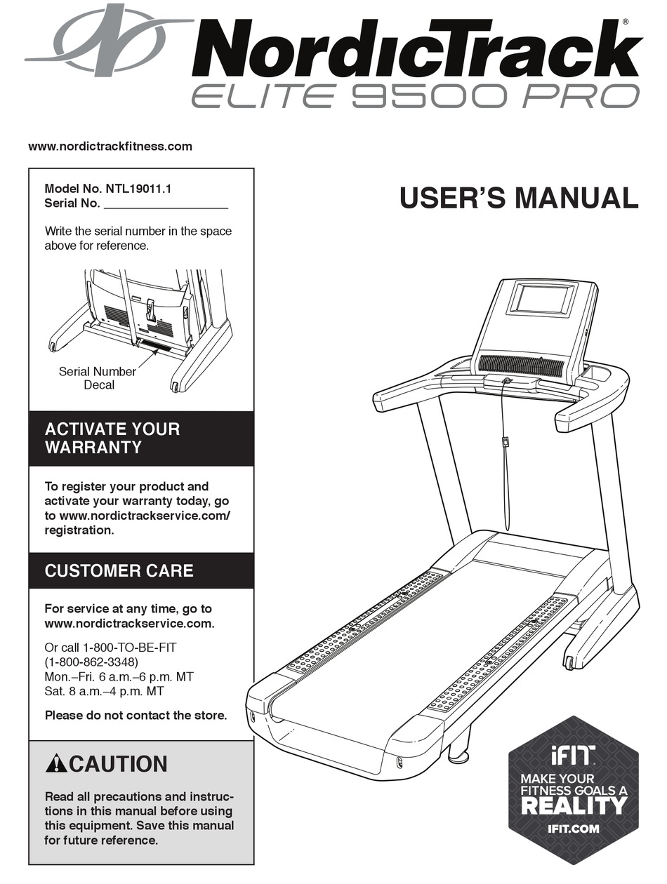 Nordictrack Ntl User Manual Pdf Download Manualslib