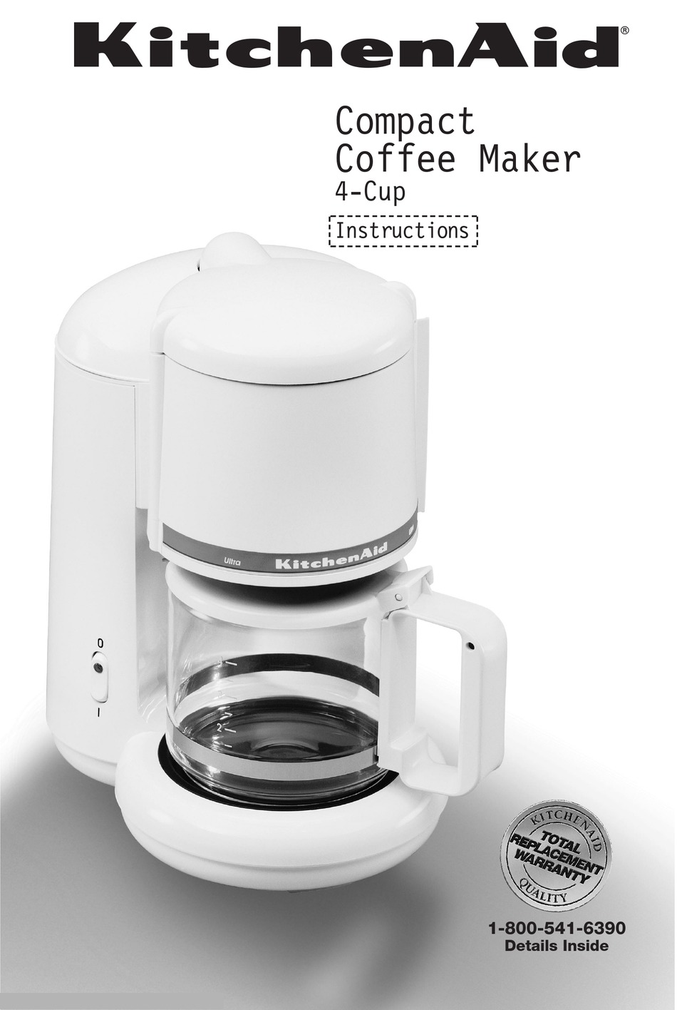 Filter coffee machine - KCM111OB - KitchenAid - manual