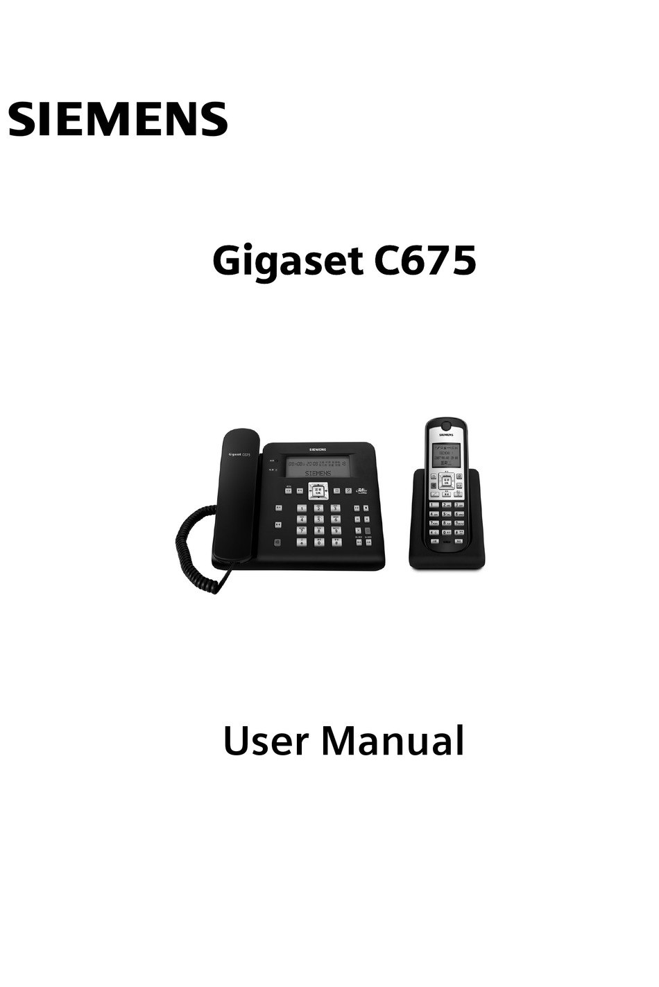 SIEMENS GIGASET C675 USER MANUAL Pdf Download | ManualsLib