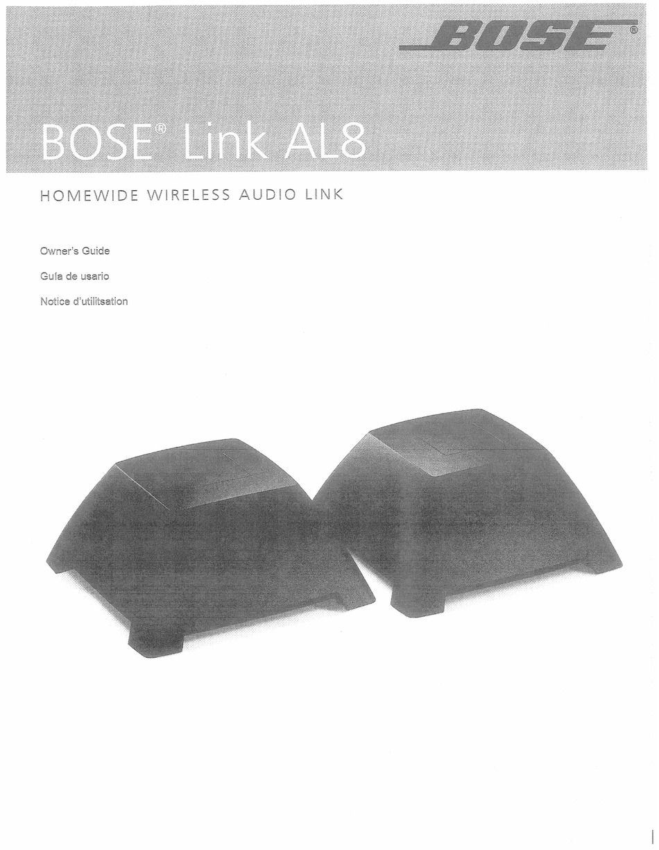 BOSE LINK AL8 OWNER'S MANUAL Pdf Download ManualsLib