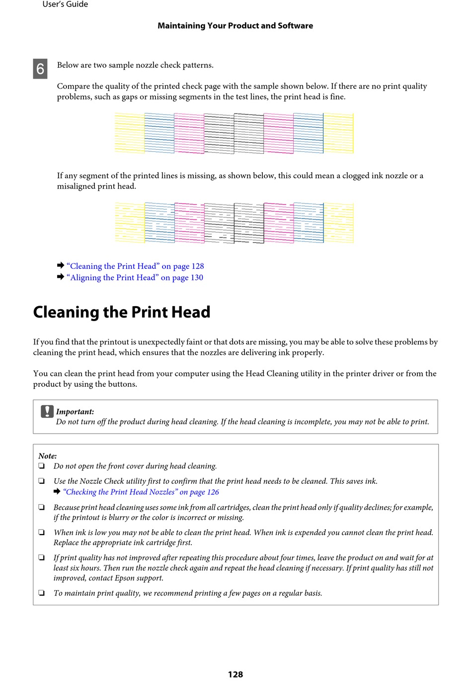 Epson Expression Home XP-2205: How to Print a Nozzle Check Test Page 
