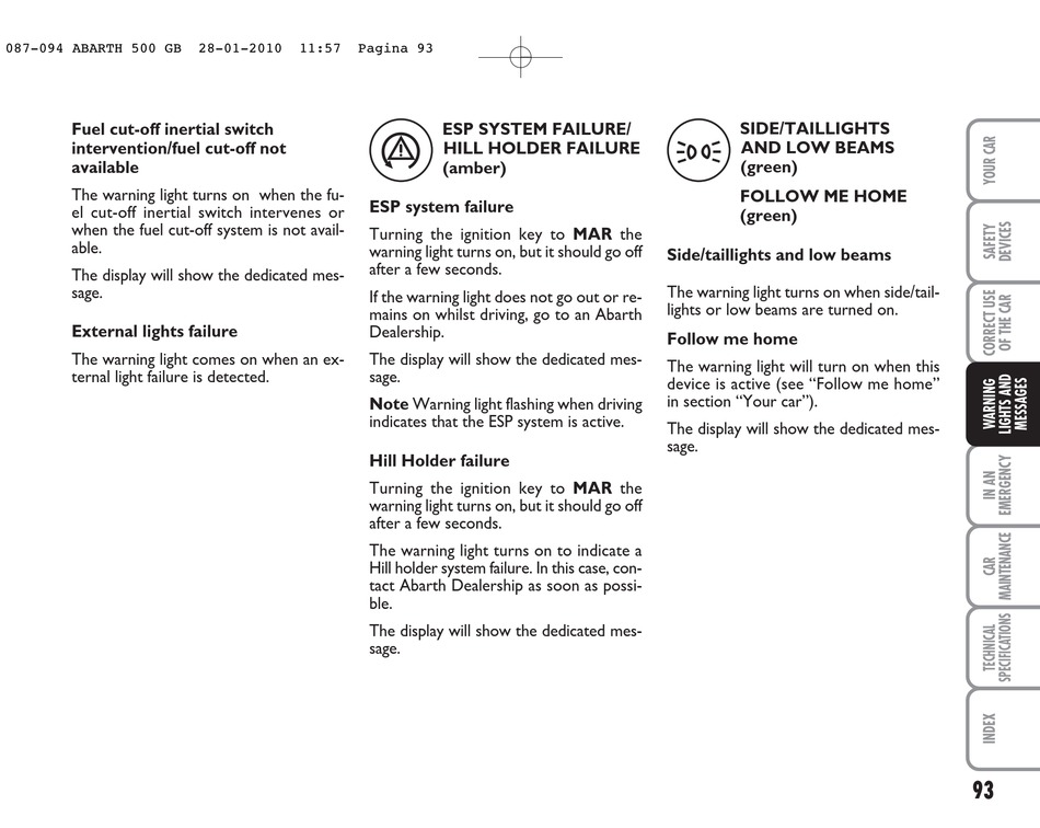 Share 89+ images fiat 500 warning signs In.thptnganamst.edu.vn