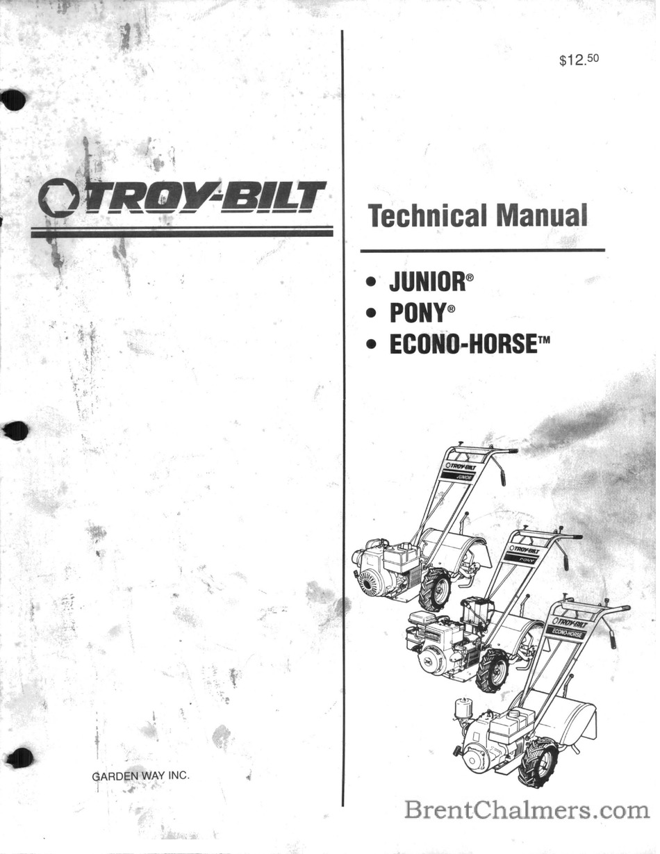 Troy Bilt Junior Technical Manual Pdf
