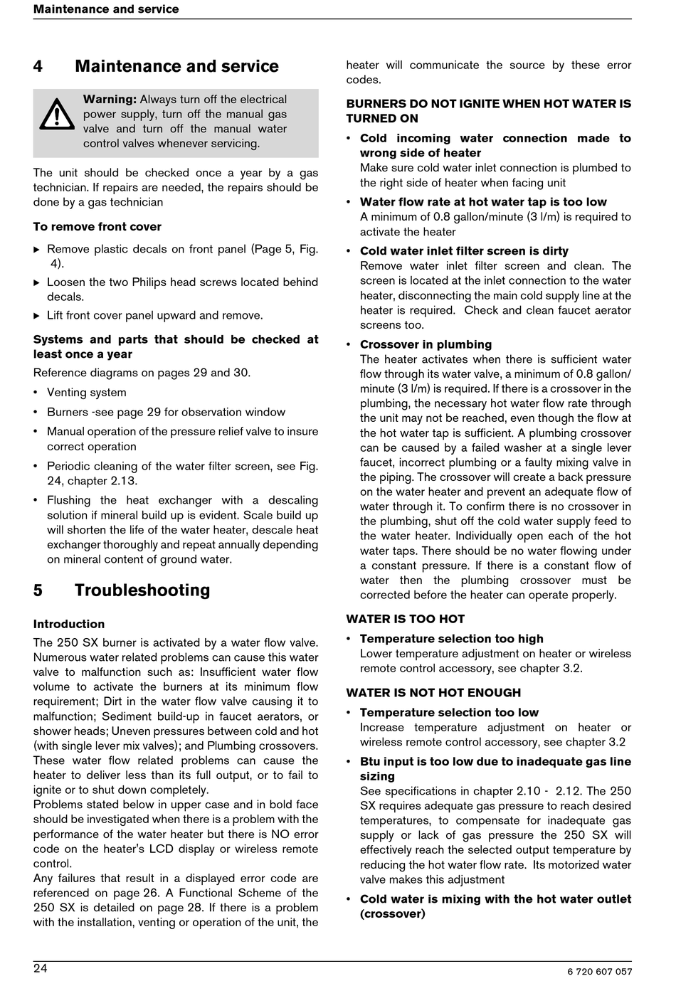 Maintenance And Service Troubleshooting Burners Do Not Ignite