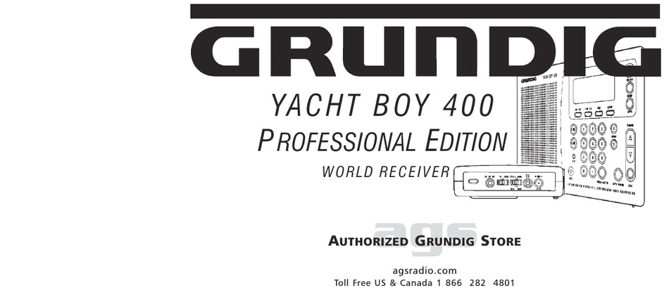 grundig yacht boy 400 pe manual