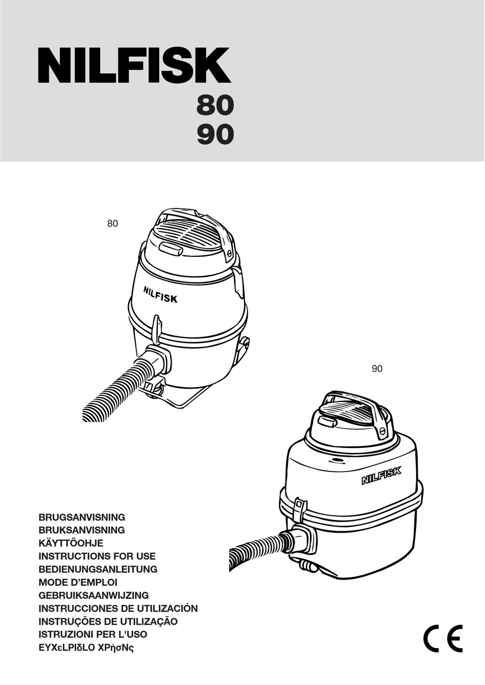 NILFISK-ADVANCE 80 INSTRUCTIONS FOR USE MANUAL Pdf Download | ManualsLib