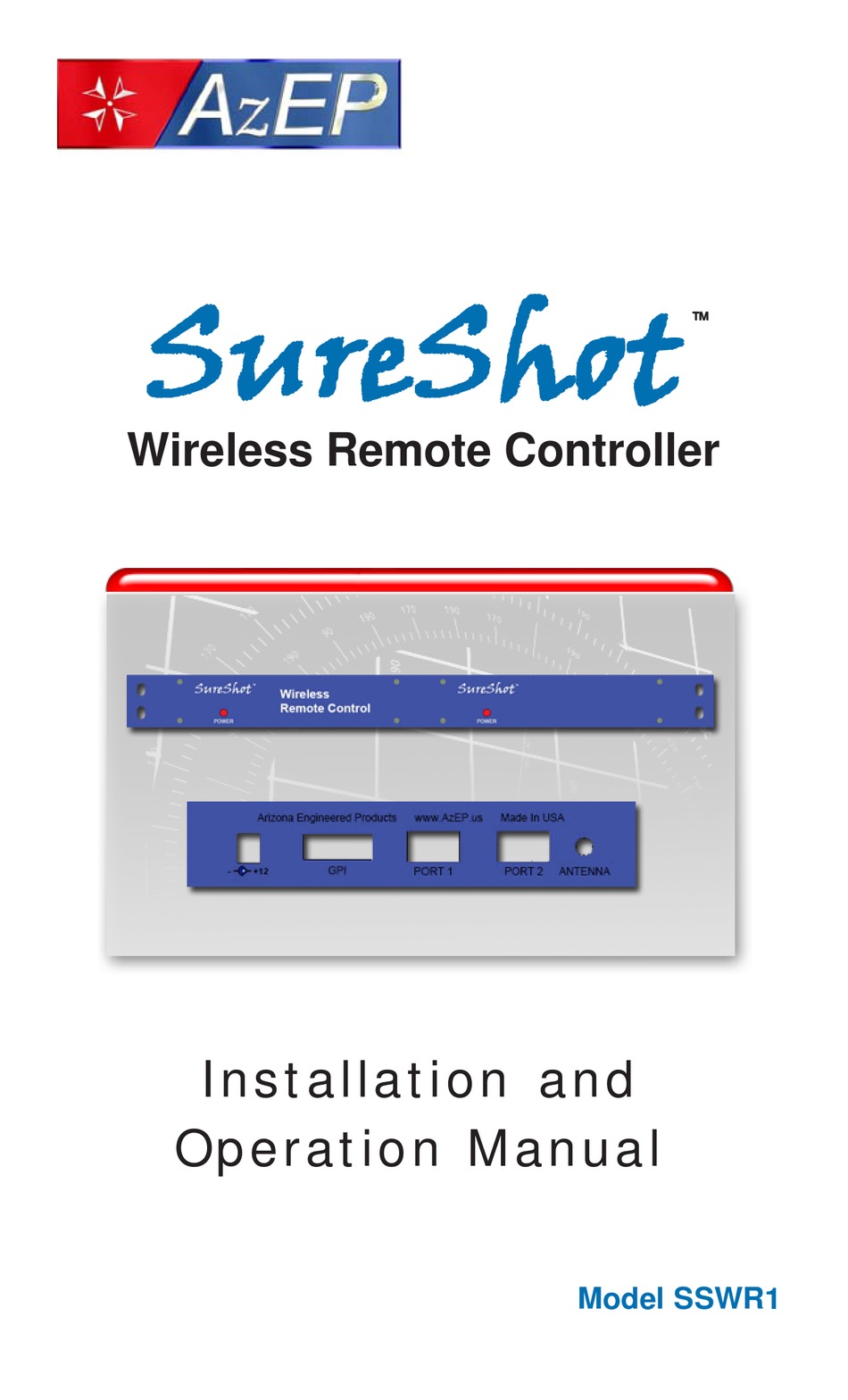 Azep Sureshot Installation And Operation Manual Pdf Download Manualslib