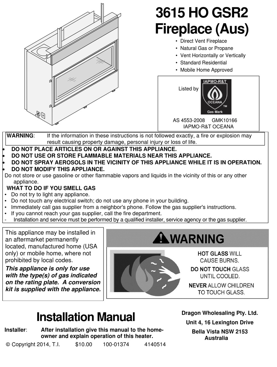 DRAGON WHOLESALING 3615 HO GSR2 INSTALLATION MANUAL Pdf Download ...