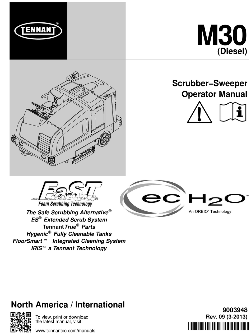 TENNANT M30 OPERATOR'S MANUAL Pdf Download ManualsLib