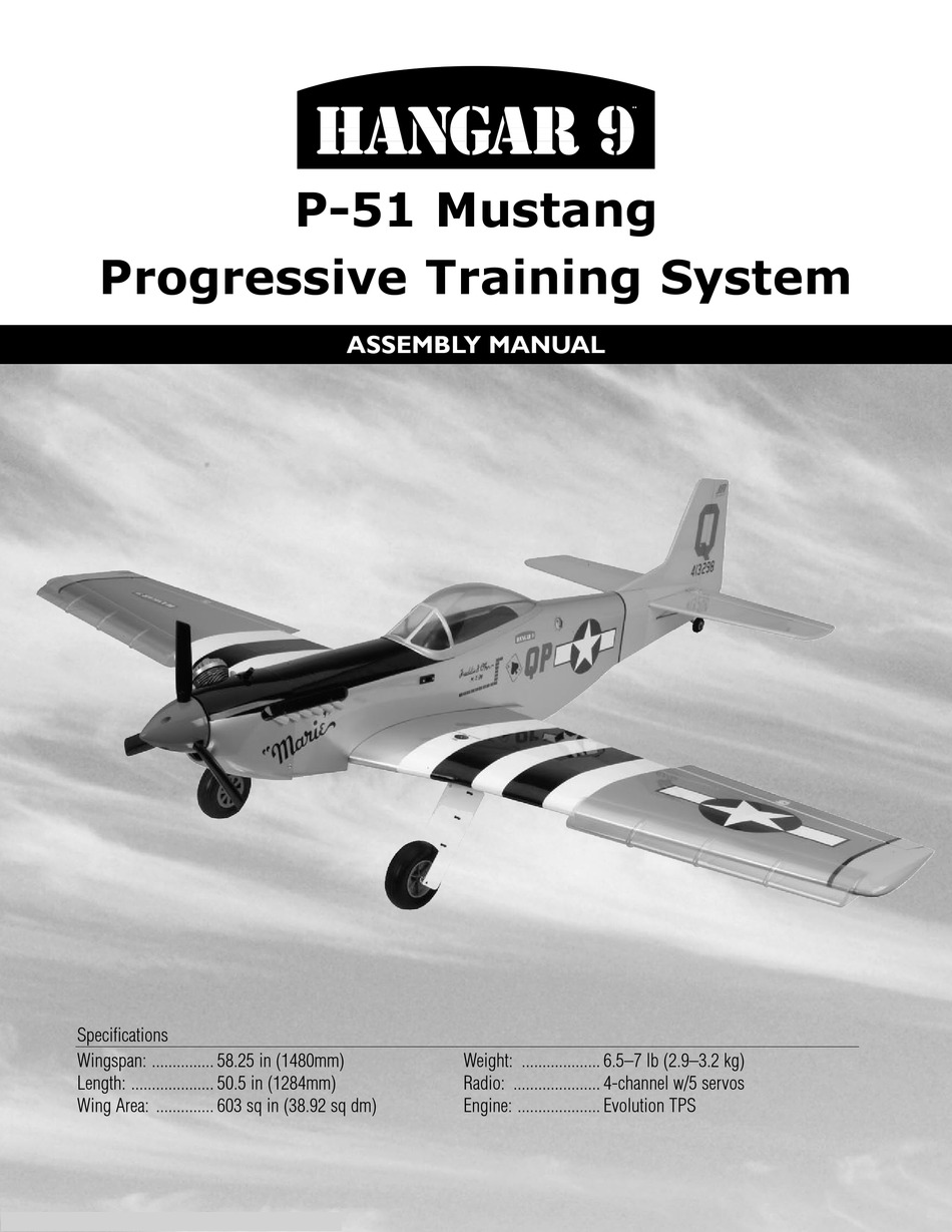 Horizon Hobby Hangar 9 Assembly Manual Pdf Download Manualslib