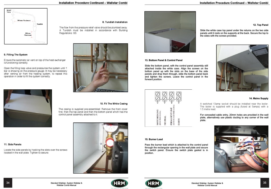 Filling The System - Wallstar HRM Handbook [Page 19] | ManualsLib