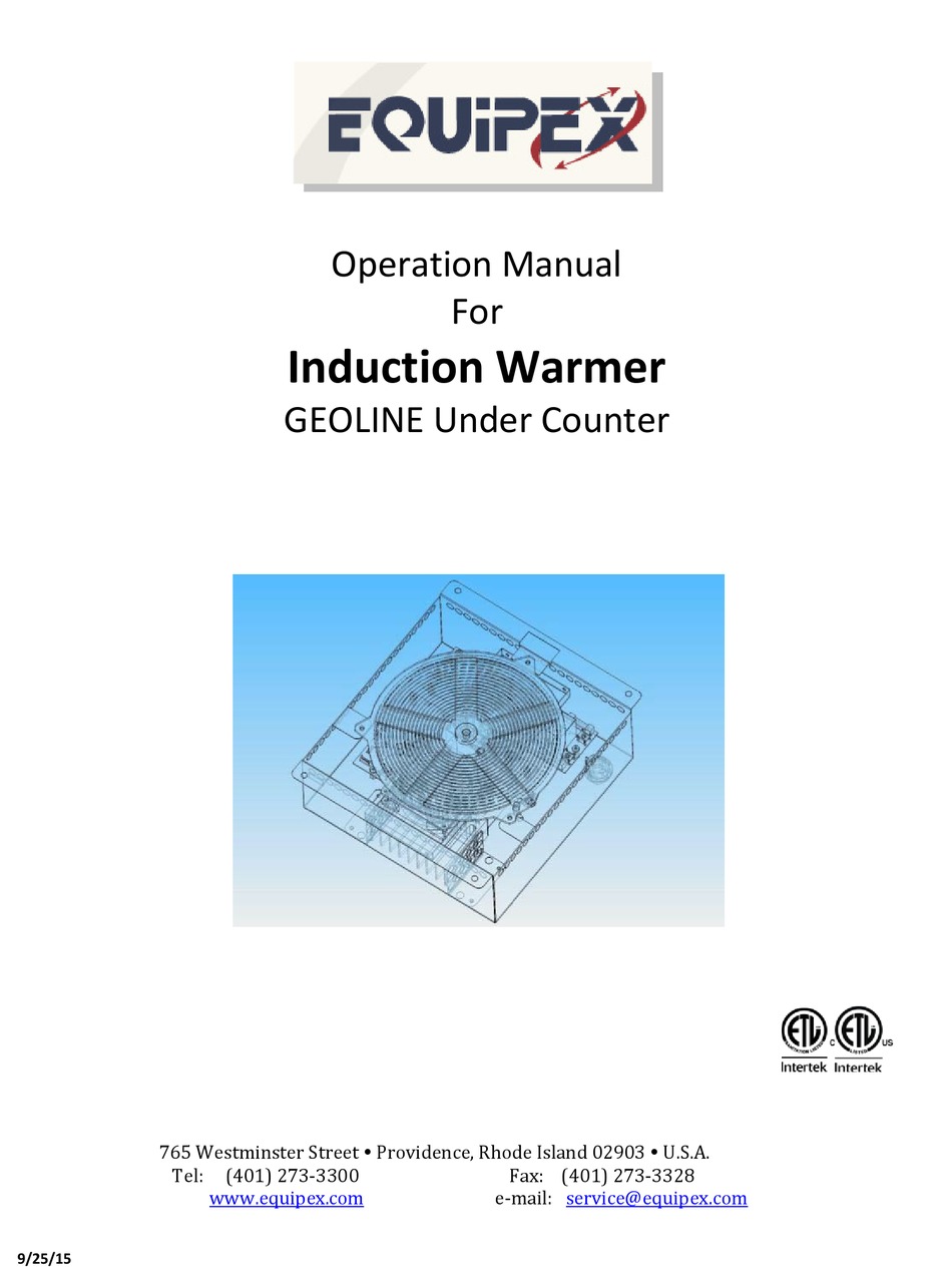 EQUIPEX GL650 UC OPERATION MANUAL Pdf Download ManualsLib