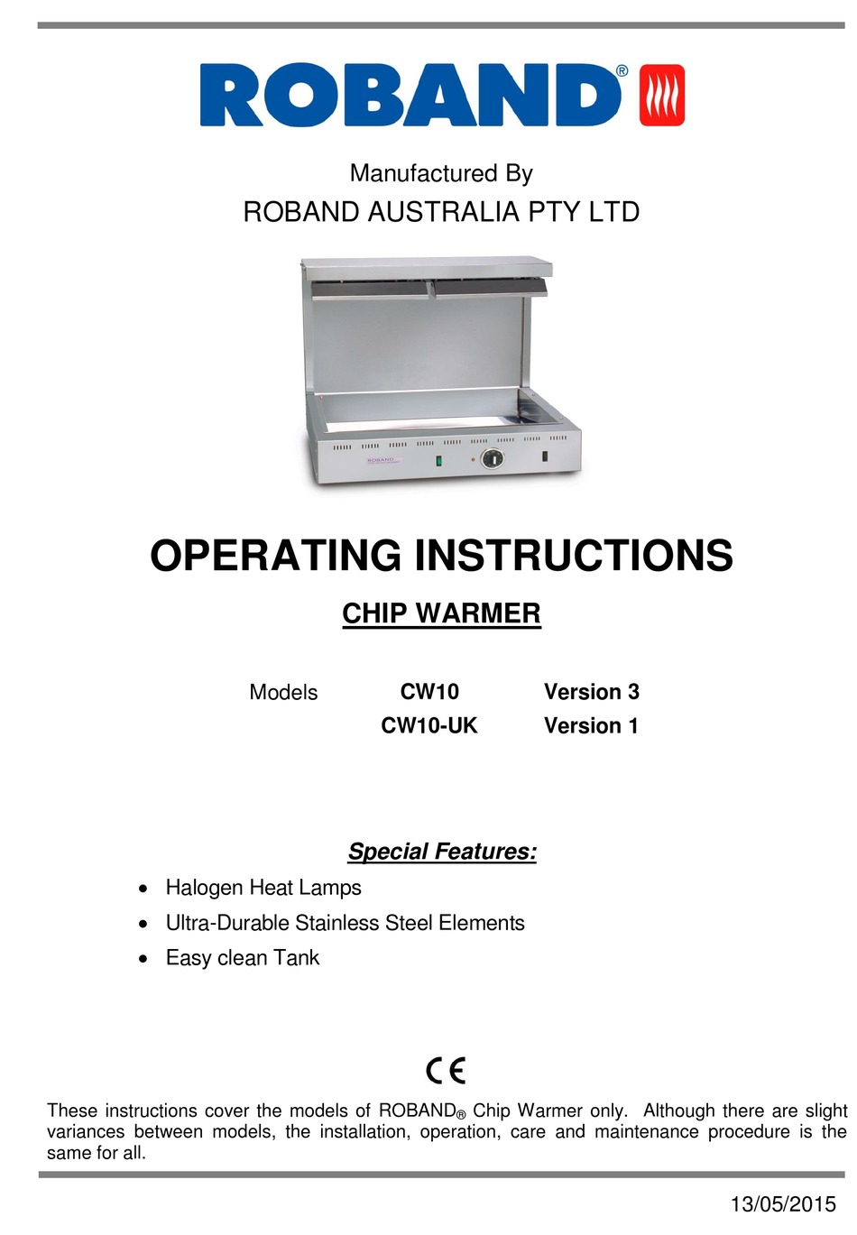 Sauce Warmer - Roband Australia