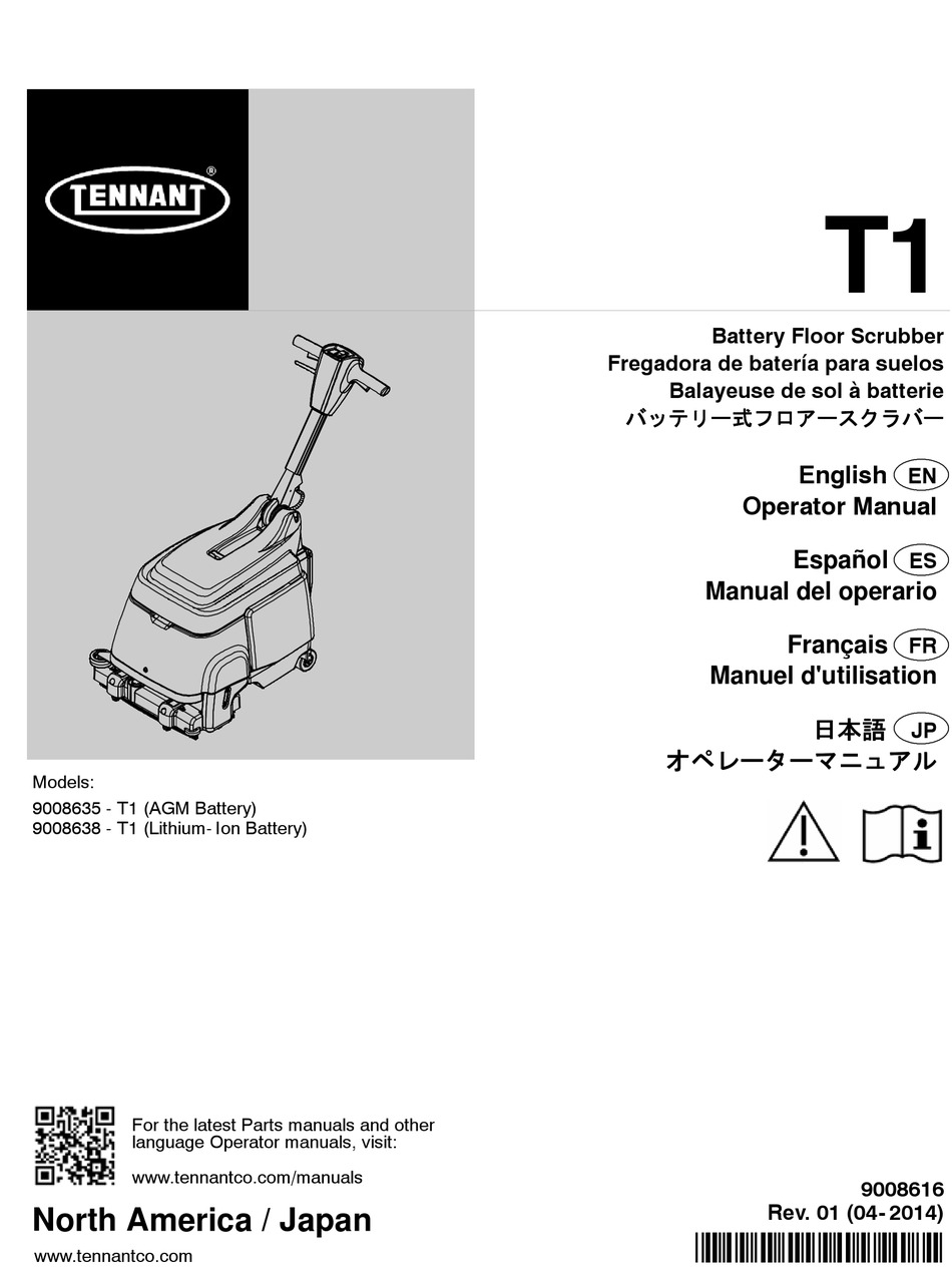 TENNANT T1 OPERATOR