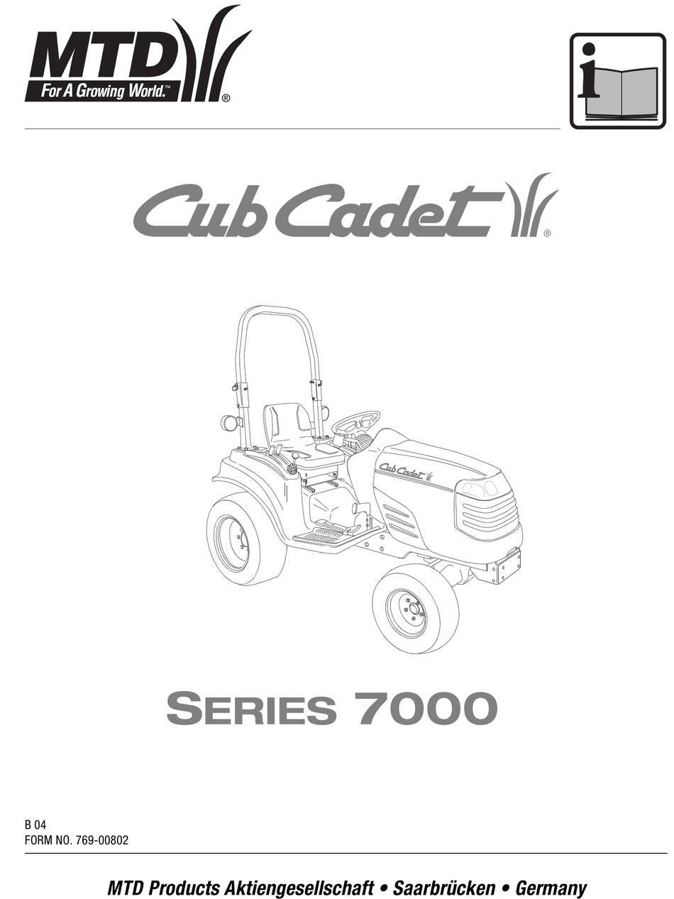 Cub Cadet 7000 Series Manual Pdf Download Manualslib 8198