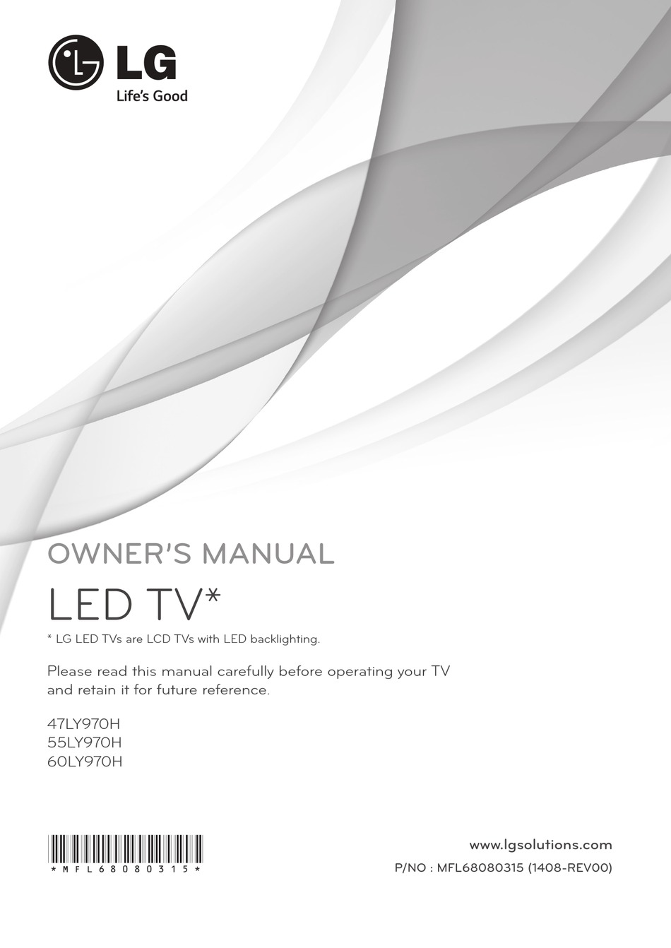 LG 47LY970H OWNER'S MANUAL Pdf Download | ManualsLib