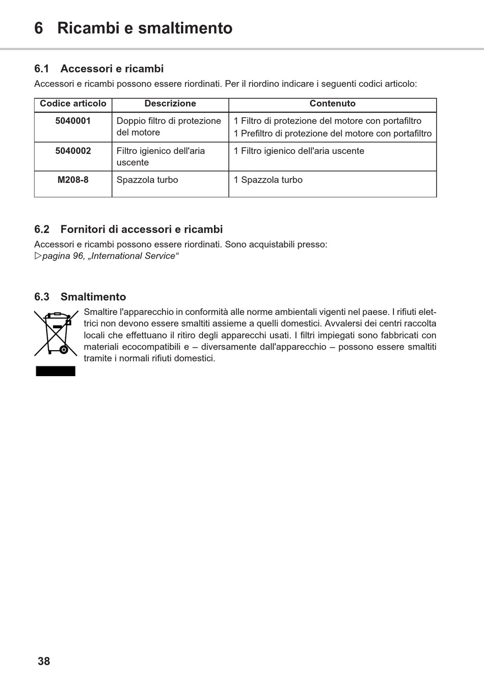 Ricambi E Smaltimento; Accessori E Ricambi; Fornitori Di Accessori E  Ricambi; Smaltimento - Silvercrest SMZS 1600 A1 Operation And Safety Notes  [Page 38]