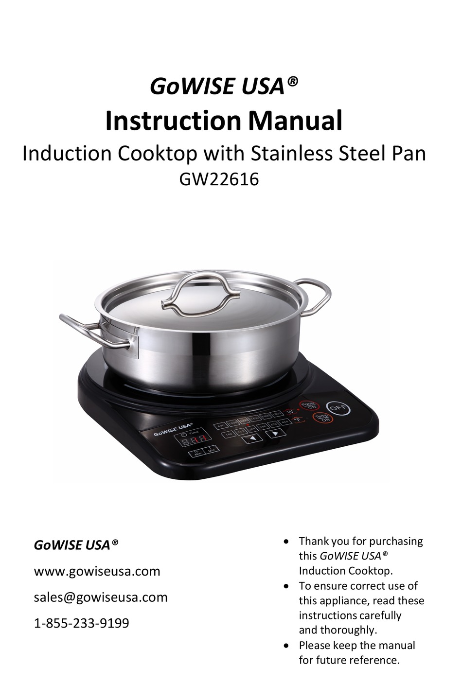 GOWISE USA GW22616 INSTRUCTION MANUAL Pdf Download ManualsLib