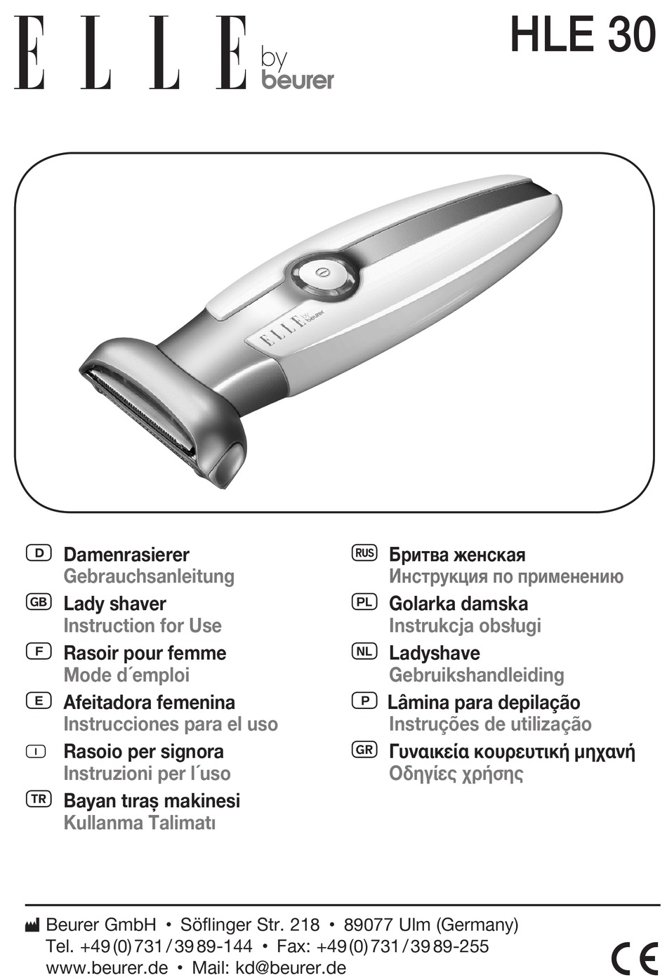 beurer-hle-30-instructions-for-use-manual-pdf-download-manualslib