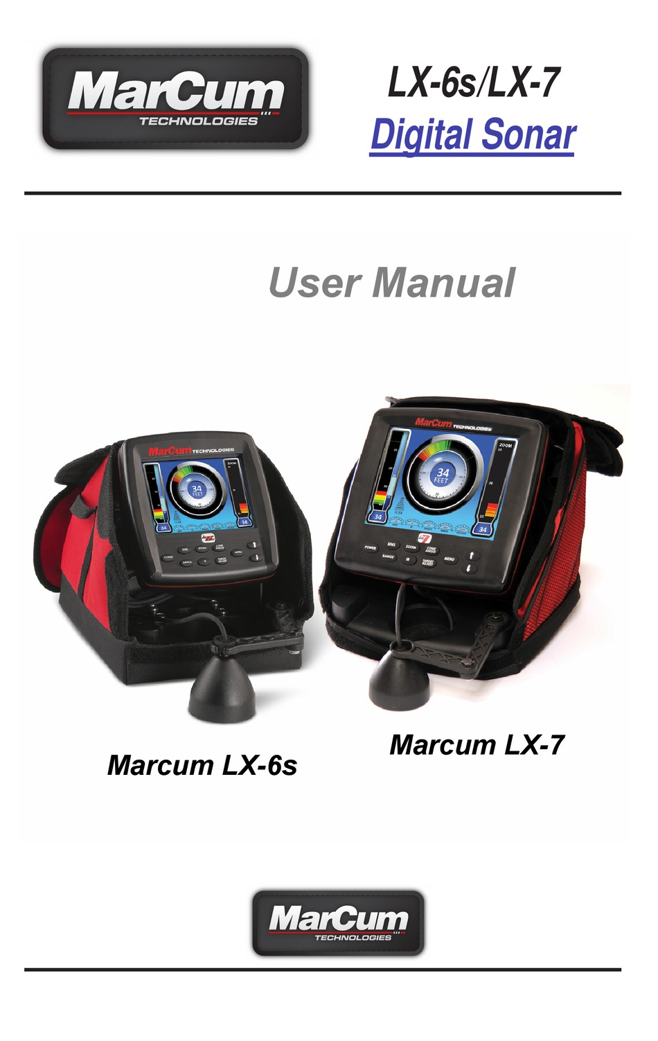 MARCUM TECHNOLOGIES LX-6S USER MANUAL Pdf Download