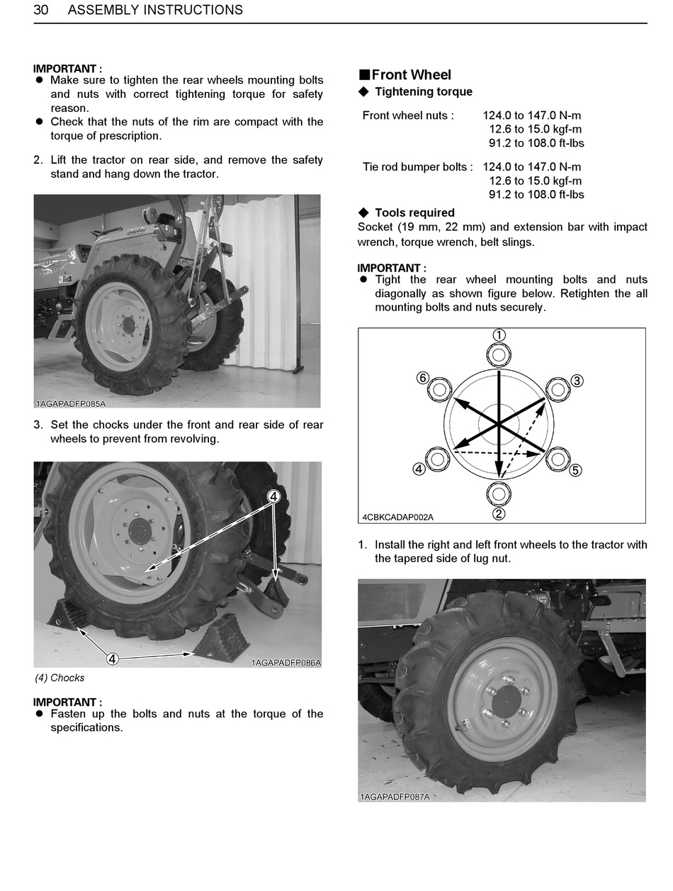 how to remove kubota front wheel