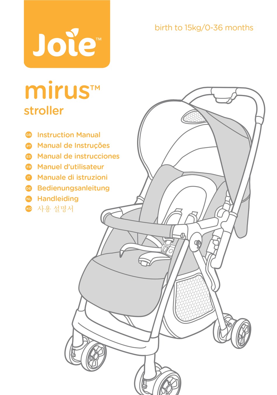 JOIE MIRUS INSTRUCTION MANUAL Pdf Download | ManualsLib