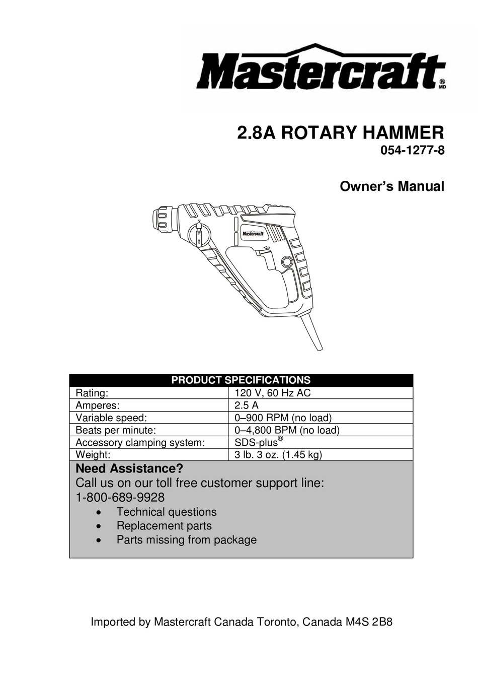 MASTERCRAFT 05412778 OWNER'S MANUAL Pdf Download ManualsLib