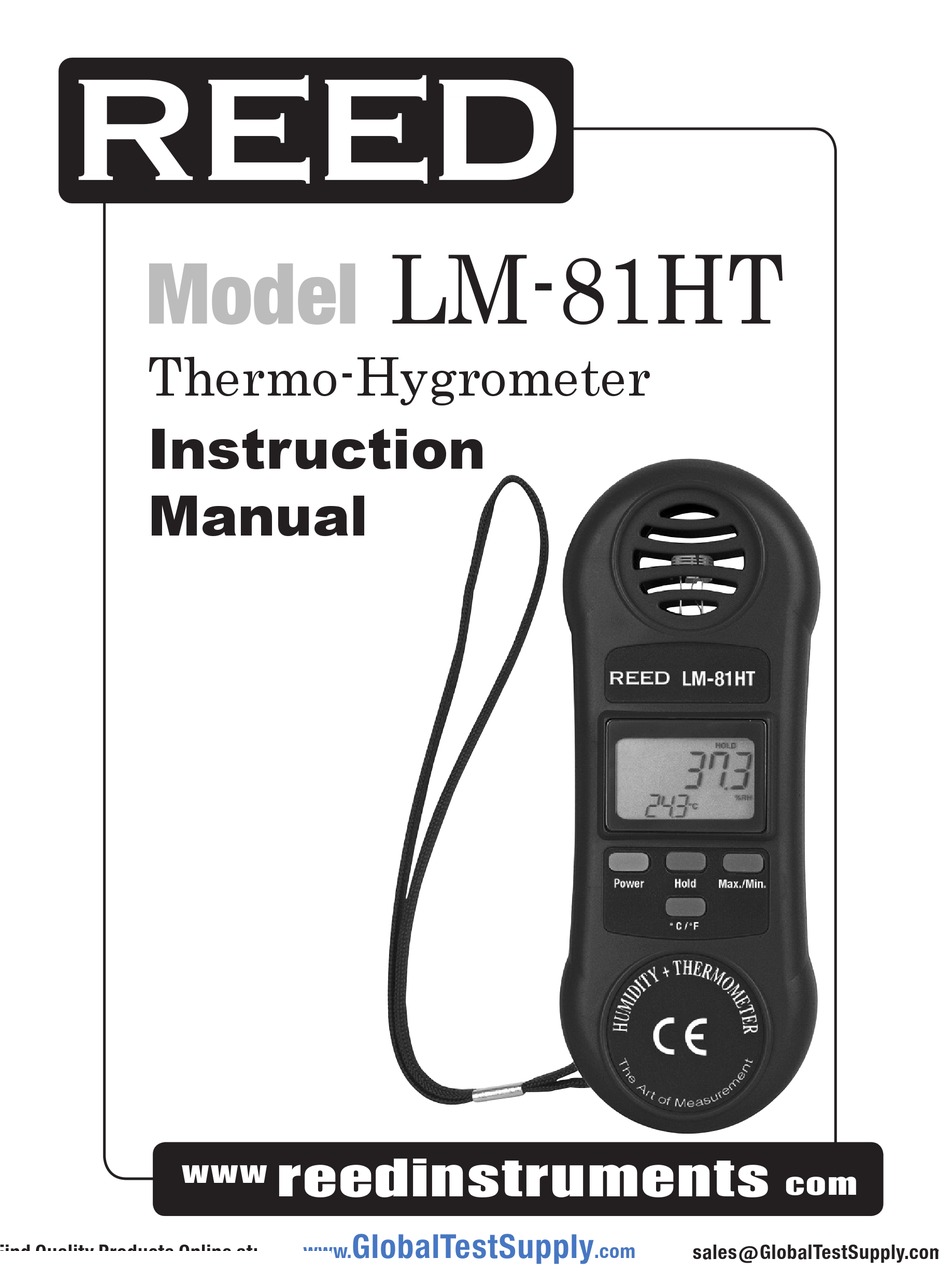 Reed Lm 81ht Instruction Manual Pdf Download Manualslib 6964