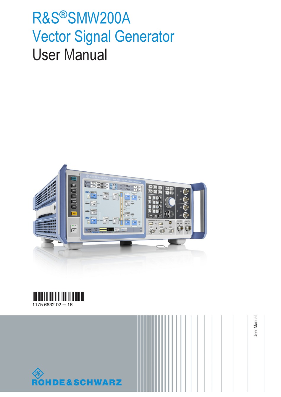 ROHDE & SCHWARZ SMW200A USER MANUAL Pdf Download | ManualsLib