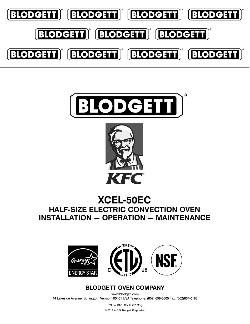 blodgett xcel