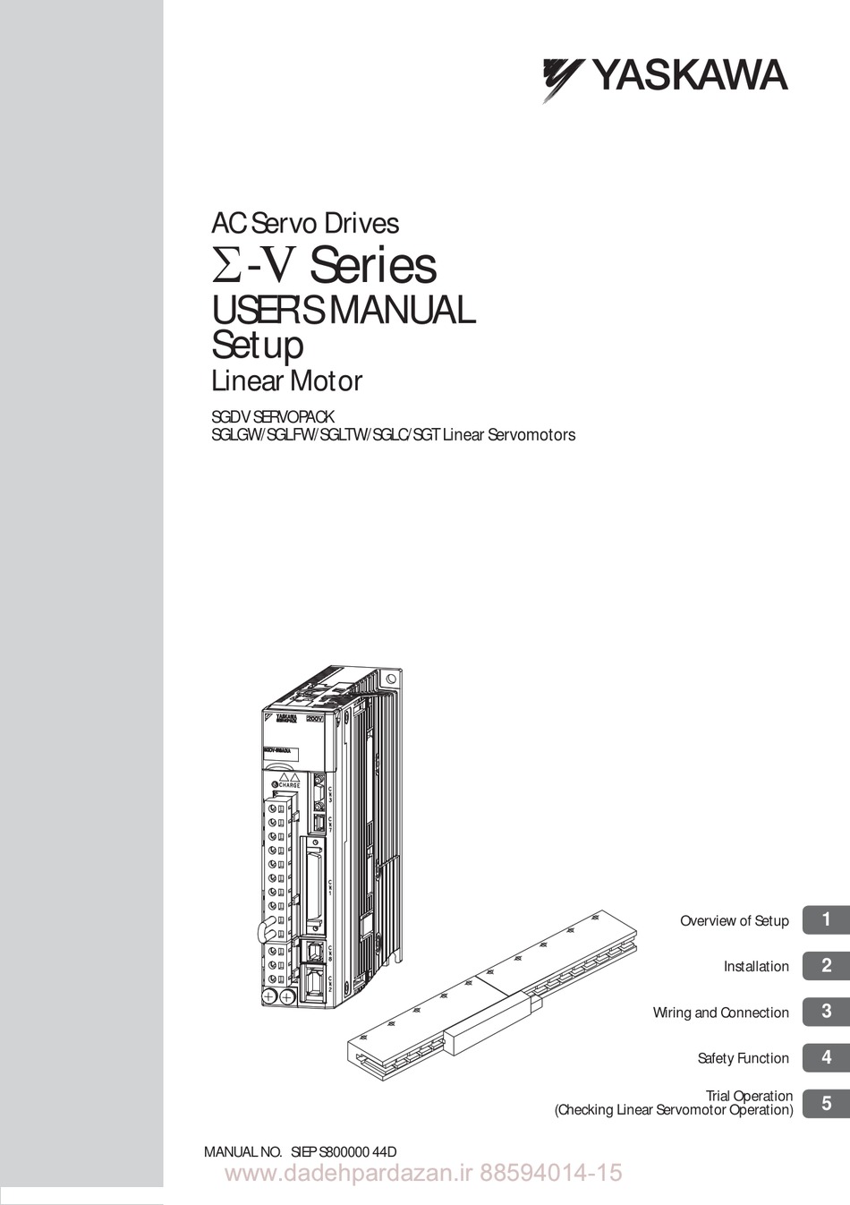 YASKAWA SGLGW USER MANUAL Pdf Download | ManualsLib