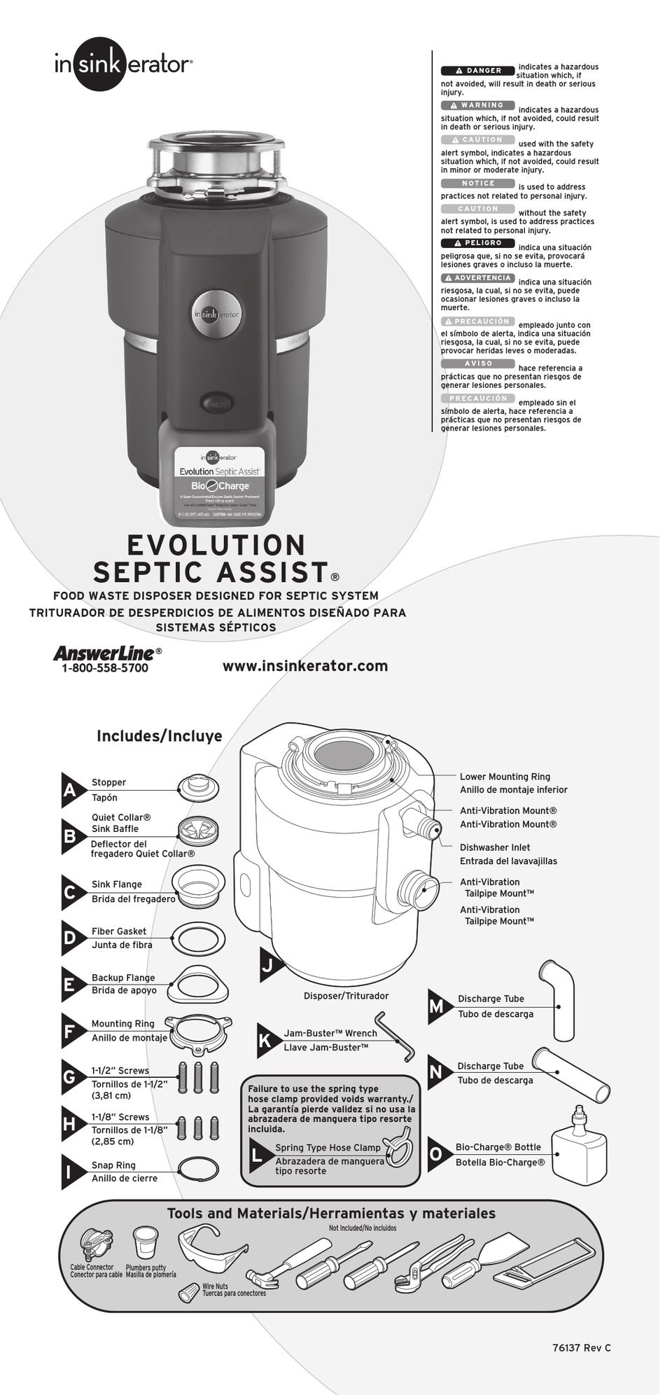 Insinkerator Evolution Select Plus Manual