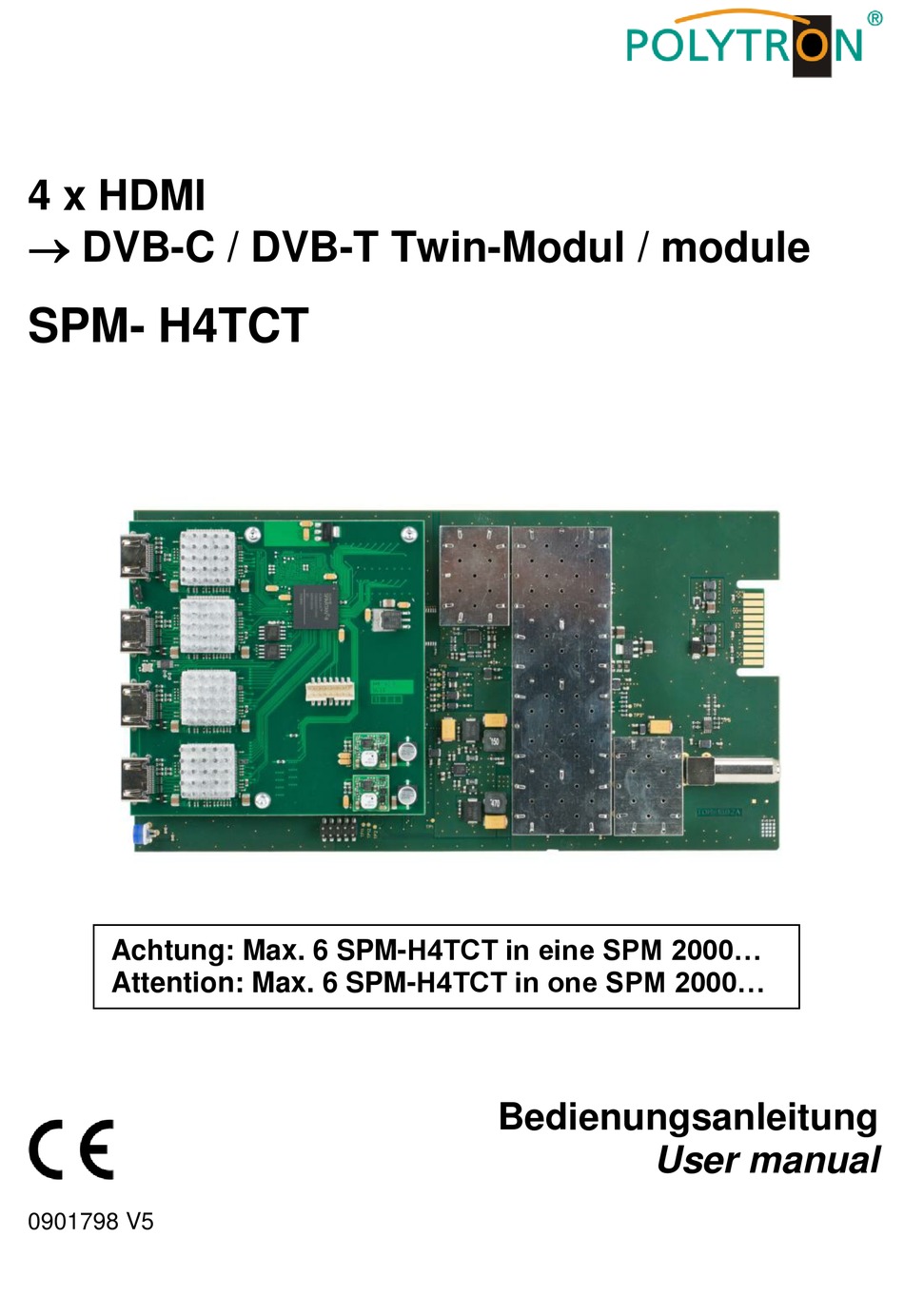 POLYTRON SPM-H4TCT USER MANUAL Pdf Download | ManualsLib