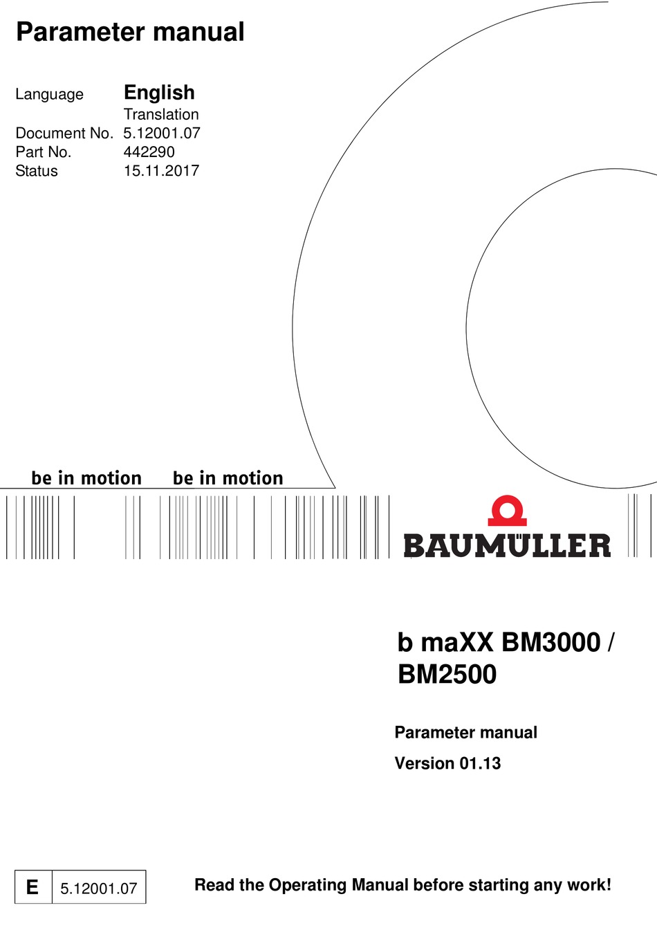 BAUMULLER B MAXX BM3000 OPERATING MANUAL Pdf Download | ManualsLib