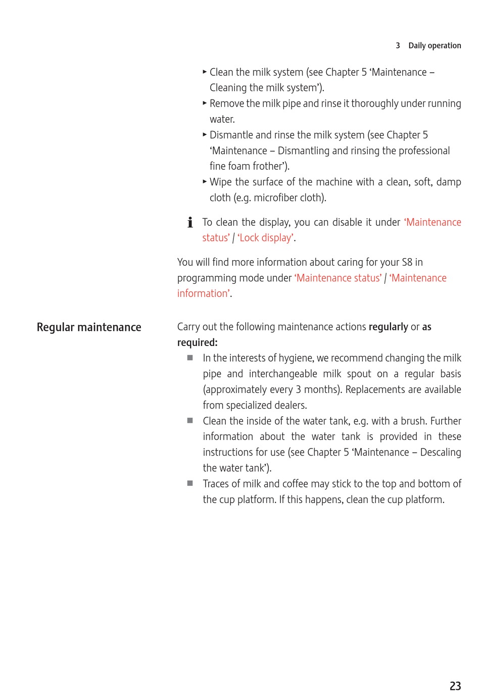 Jura S8 Instruction Manual 