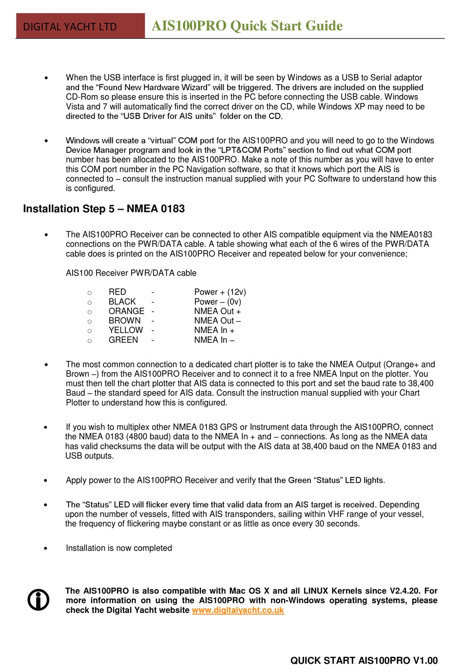 digital yacht ais 100 manual