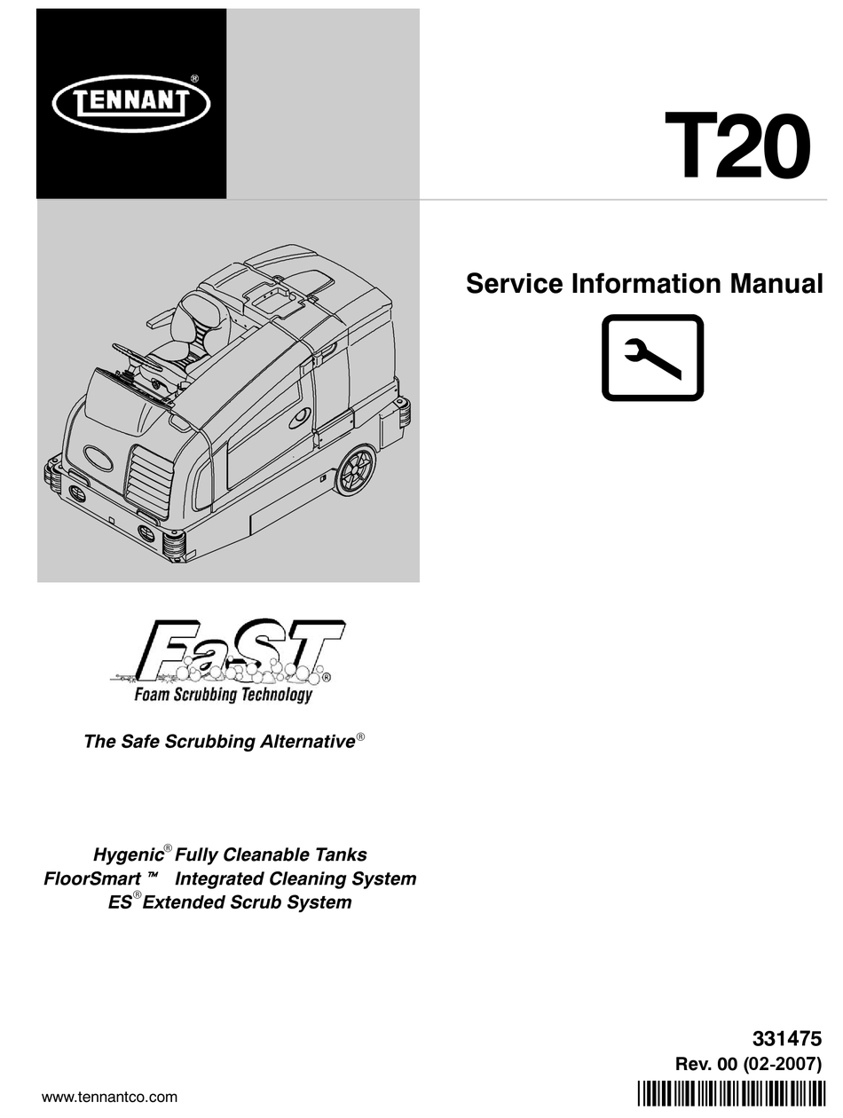 Tennant T User Manual