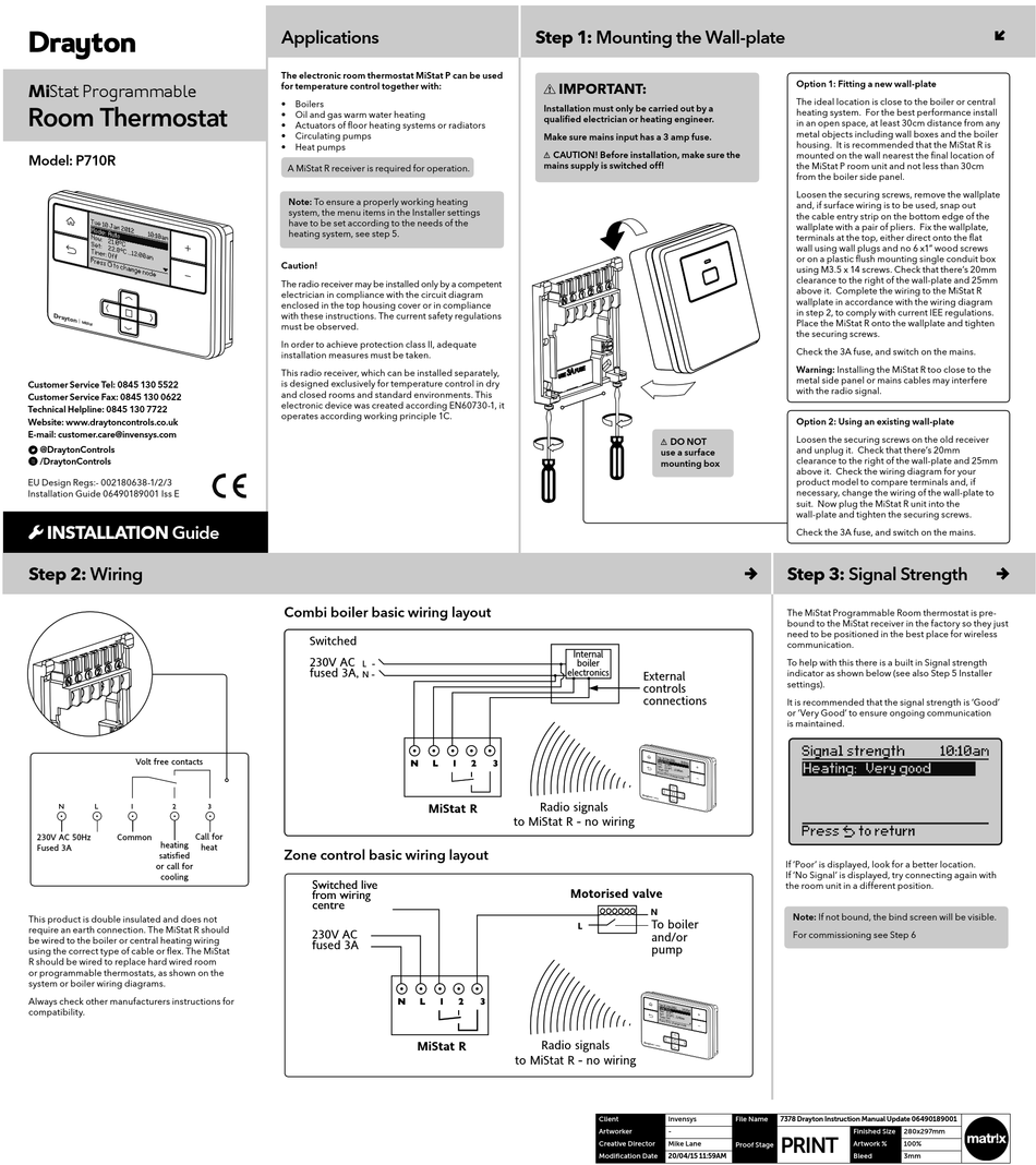 Drayton Cylinder Thermostat Hts3 Wiring Diagram - Wiring Diagram