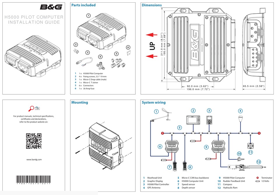 B&G H5000 INSTALLATION MANUAL Pdf Download | ManualsLib