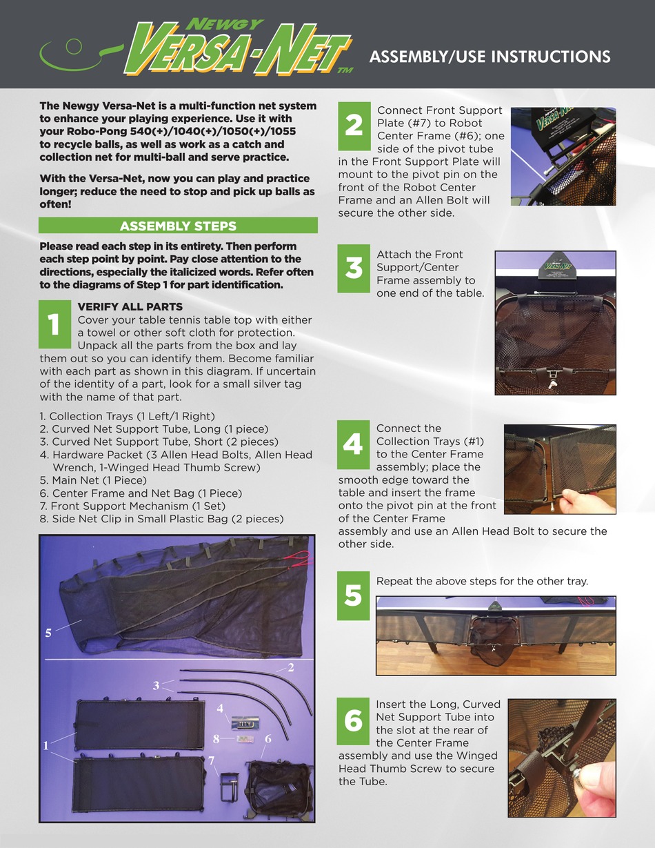 NEWGY ASSEMBLY & USE INSTRUCTIONS Pdf Download ManualsLib