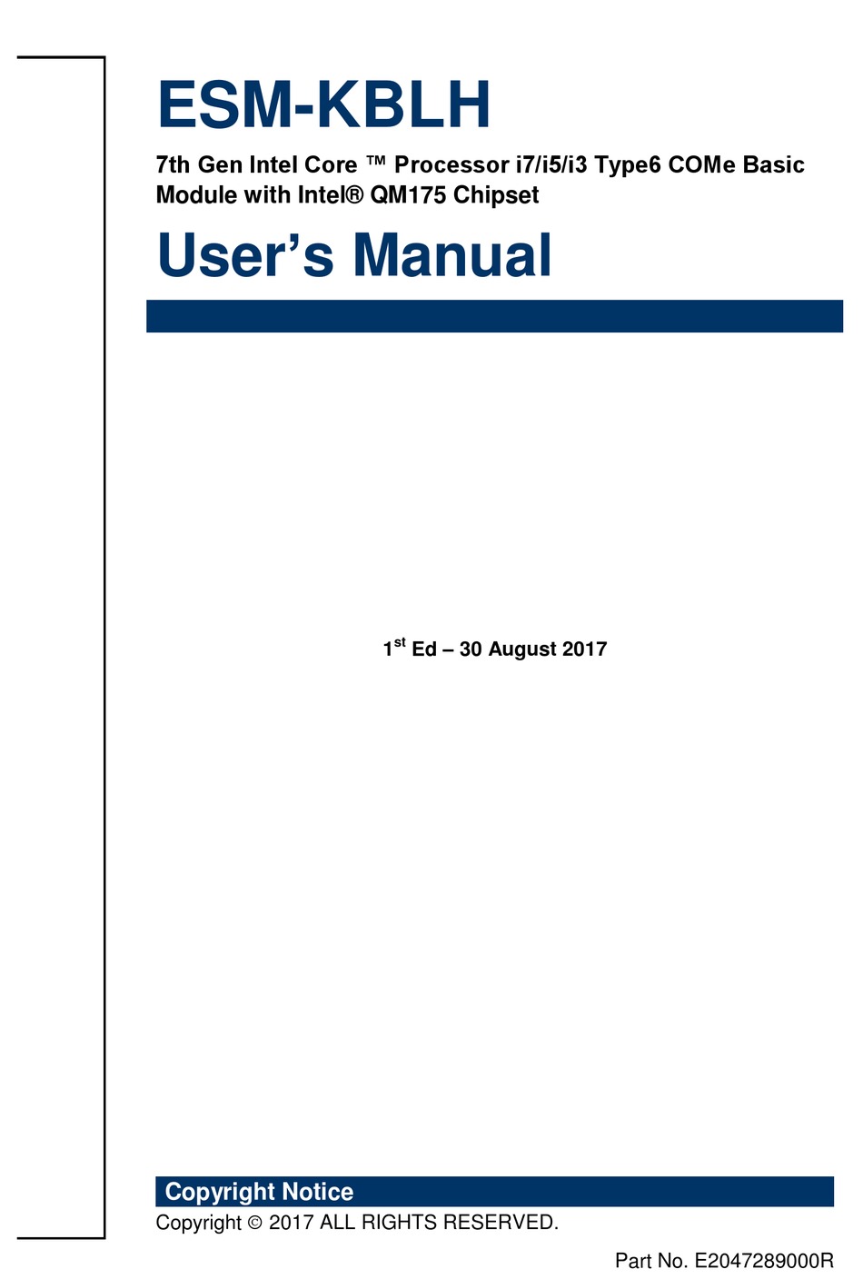 BCM ADVANCED RESEARCH ESM-KBLH USER MANUAL Pdf Download | ManualsLib